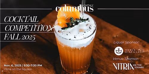 Columbus Monthly Fall Cocktail Competition
