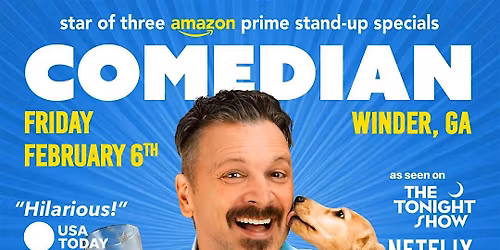 Comedian ZANE LAMPREY in Winder, GA