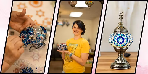 Mosaic Art Class in Angus, ON : Turkish Lamp Workshop