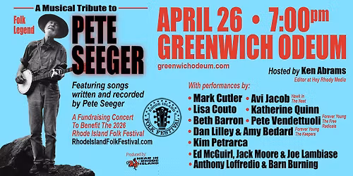 A MUSICAL TRIBUTE TO PETE SEEGER | Rhode Island Folk Festival Fundraising Concert
