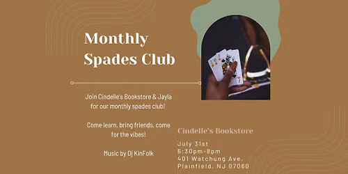 Monthly Spades Club!
