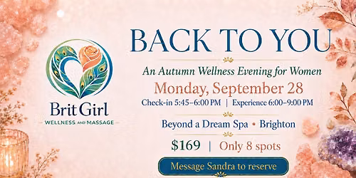 BACK TO YOU - An Autumn Wellness Evening for Women