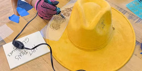 HAT DESIGN BURNING CLASS (Pyrography Hat Art)