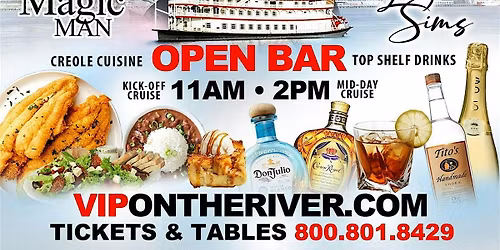 Essence ALL INCLUSIVE VIP ON THE RIVER -for tix visit vipontheriver.com