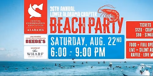 Lower Alabama Chapter 26th Annual Beach Party