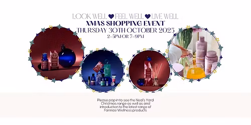 Festive Shopping with mulled wine, tea , coffee & mince pies \ud83d\udc95