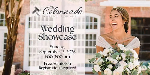The Colonnade at Revolution Mill Wedding Showcase