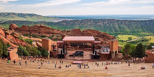 Donation-based yoga at Red Rocks Amphitheatre