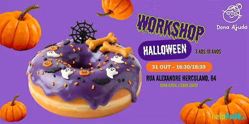 Workshop de Halloween - atividades "assustadoras"...