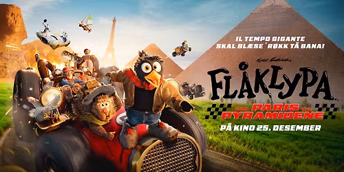 F\u00f8rpremiere ! I Fl\u00e5klypa- fra Paris til pyramidene