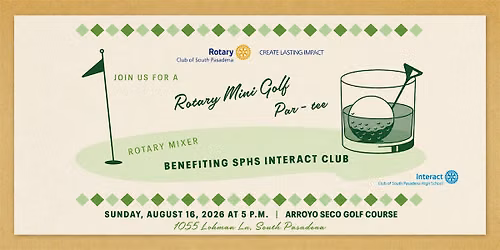 Rotary Mini Golf Par-tee