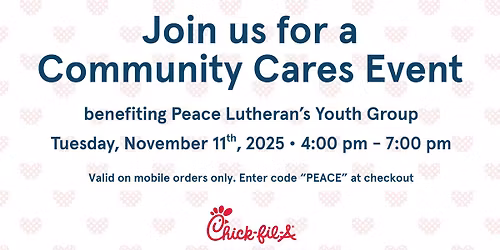 Community Cares Event - Peace Lutheran Youth Group