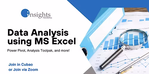 Data Analysis using MS Excel