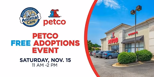 Petco FREE Adoptions Event! 