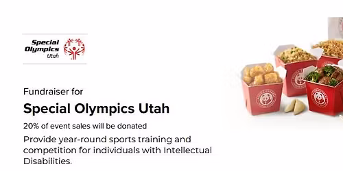Panda Express Fundraiser for Special Olympics Utah - North Area