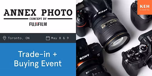Sell your camera gear (free event-no ticket needed) at Annex Photo