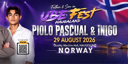 PIOLO PASCUAL & INIGO PASCUAL Live in HAUGESUND, NORWAY