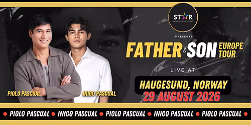 PIOLO PASCUAL & INIGO PASCUAL Live in HAUGESUND
