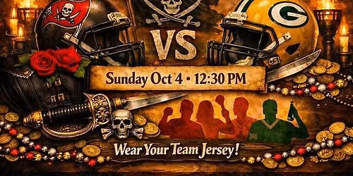 KOA spirited Sunday social as we watch the Tampa Bay Buccaneers take on the Green Bay Packers!