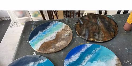 Resin for beginners - Beach Art