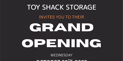 Ribbon Cutting - Toy Shack Storage