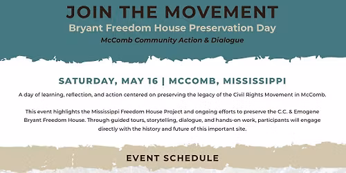 Bryant Freedom House Preservation Day