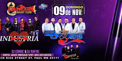 GRUPO BRYNDIS  INDUSTRIA DEL AMOR  LOS GAMMA DE ENRIQUE MORA