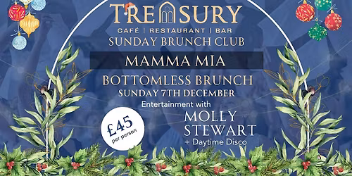 Mamma Mia Christmas Bottomless Brunch with Molly Stewart & Friends