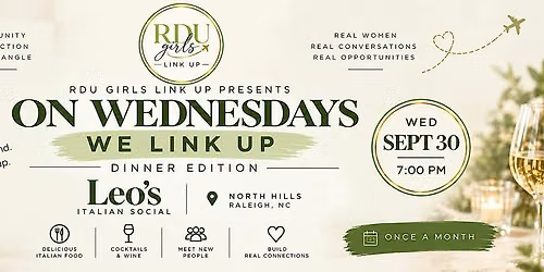 RDU Girls Link Up - On Wednesdays Link Up