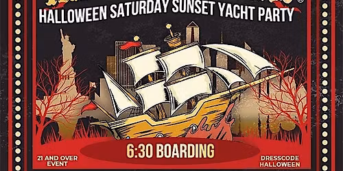 HALLOWEEN HIP HOP VS REGGAE\u00ae SATURDAY SUNSET CRUISE MAJESTIC YACHT PIER 36