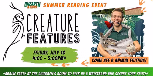 Creature Feature Summer Reading Event