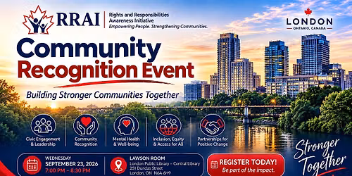 Community Recognition Event