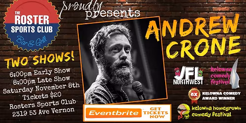 Andrew Crone Live at The Roster!