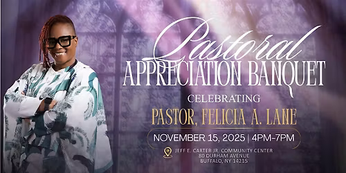 Pastoral Appreciation Banquet