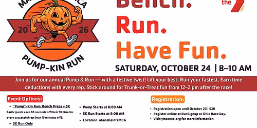 Mansfield YMCA Pump-Kin Run