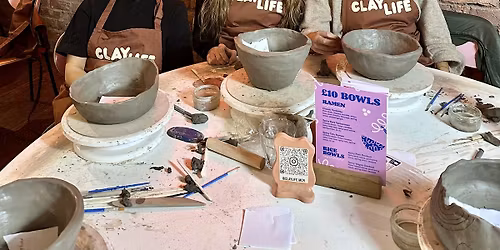Make your own clay ramen bowl