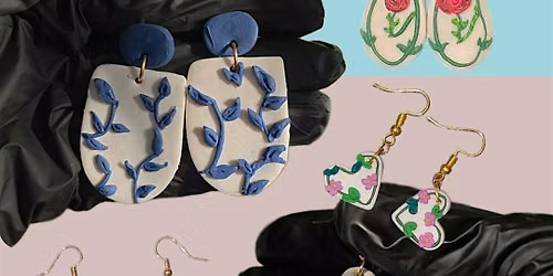 BRSHES, Clay Earring Making  Workshop - Winter Inspired! Glasgow