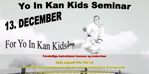 YO IN KAN KIDS SEMINAR