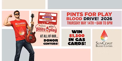 Pints for Play - Port Charlotte Donor Center