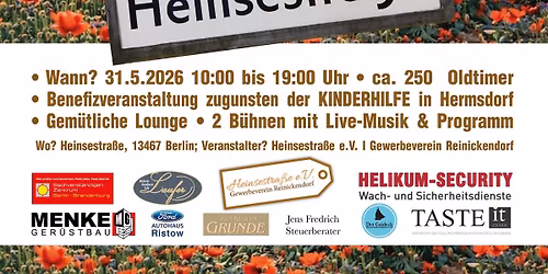 2. Oldtimerfest Heinsestra\u00dfe (Benefizveranstaltung)