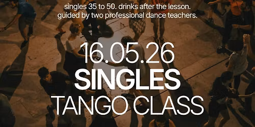 Saturday | Singles Tango Class | Athens | 35-50