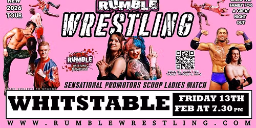 Rumble Wrestling comes to Whitstable with LADIES ACTION