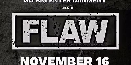 FLAW Live in Concert | Nov 16 | Eclipse Jacksonville
