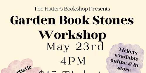 Garden Book Stones Workshop