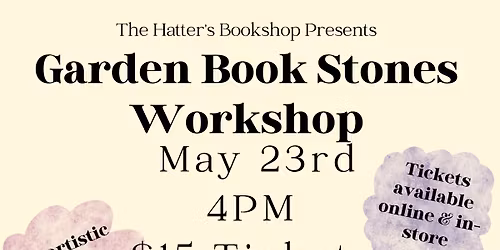 Garden Book Stones Workshop