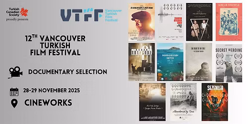 12TH VTFF DOCUMENTARY SELECTION AT CINEWORKS!