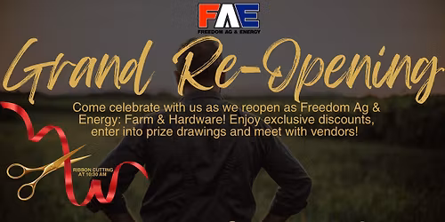 Grand Re-Opening! \ud83c\udf89