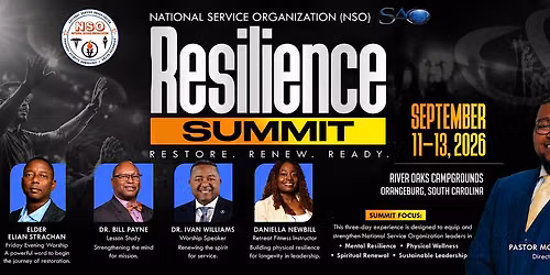 National Service Organization (NSO) Resilience Summit 2026
