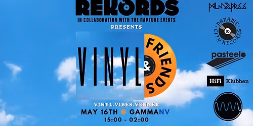 VINYL & FRIENDS - Presented by REKORDS - A Sunny Hip-Hop Hangout. 