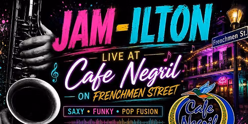 Jam-ilton LIVE at Caf\u00e9 Negril